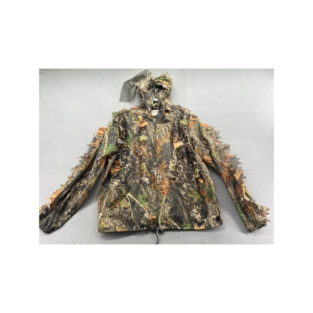 Underbrush Mossy Oak Break Up Leafy Ghillie Suit Jacket Mens L/XL Camo Hunting